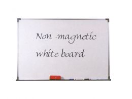 Single Sided Non-Magnetic Whiteboard